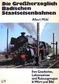 Book cover of Die Großherzoglich Badischen Staatseisenbahnen  by MÜHL, Albert